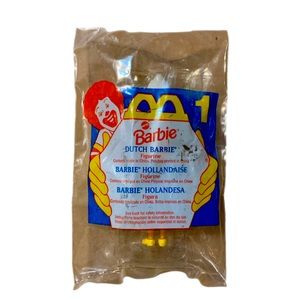 Vintage 1995 #1 “Dutch Barbie” McDonald’s Happy Meal Toy *UNOPENED*